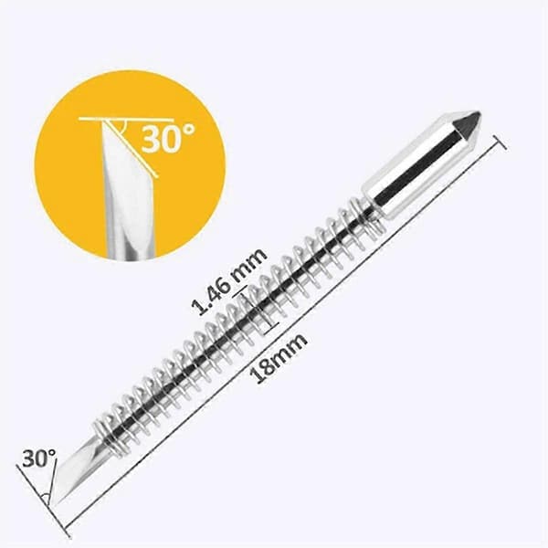Graphtec CB09 CB09U Silhouette Cameo Holder med 20 stk 60 graders vinylkutter plotter