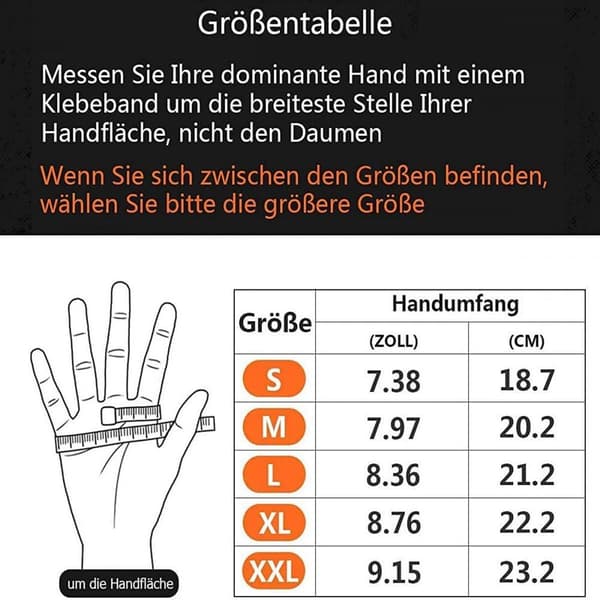 Vandtætte vinterhandsker til mænd og kvinder - skridsikre opvarmede touchskærmshandsker KLB