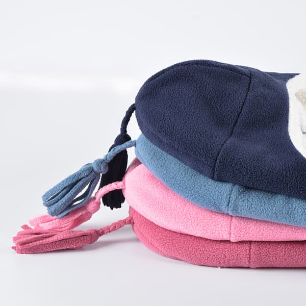 Dobbeltlags søt barnehette for babyer, gutter og jenter, fleece