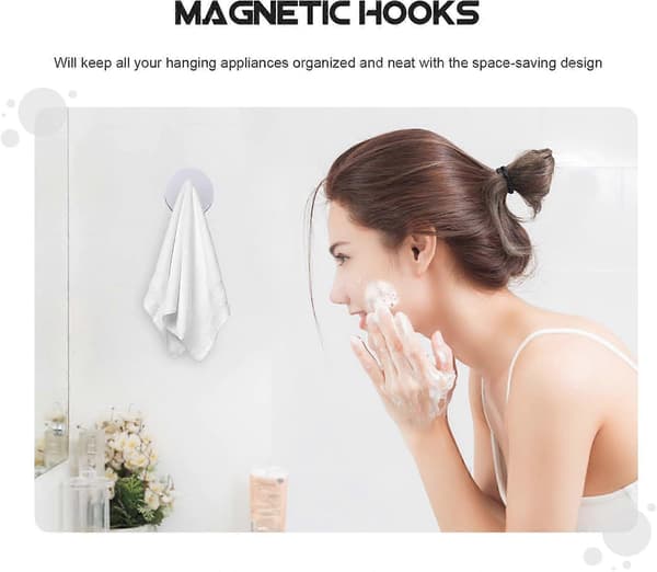 4 Stykker Magnetisk Krog Køleskabsmagneter Køleskab Til Magnetisk Holder
