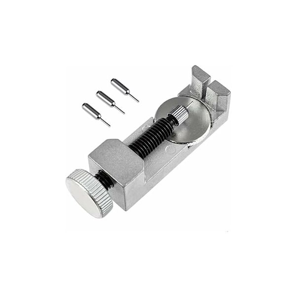 Malayas Watchmaker Tool Link Pin Remover Strap Tool Strap Link Pin Remover with 3 Adjustable Pins