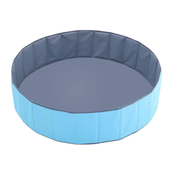 Foldable Double-Layer Oxford Cloth Children's Ball Pit, Play Ball Pool with Storage Bag, 50% Off Blue Pool 80*80*26cm