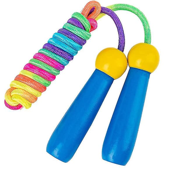 Kids Jump Rope - Soft Beaded, Adjustable, Tangle-Free, Segmented Jump Rope