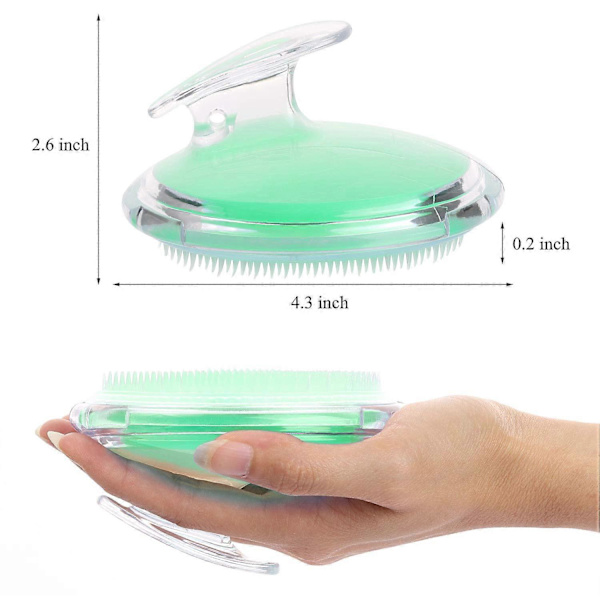 3-pack Exfoliating Brushes in Plastic for Ingrown Hairs