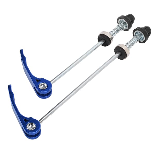 1 Pair/Set Bicycle Front Rear Quick Release Skewers Durable Bike Quick Release Lever Blue