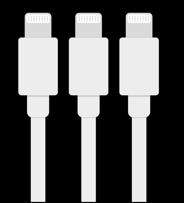 USB-laddare iPHONE KABEL x3 lightning