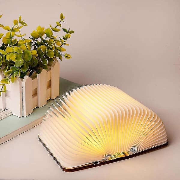 Portable USB Rechargeable LED Magnetic Foldable Book Lamp Night Light