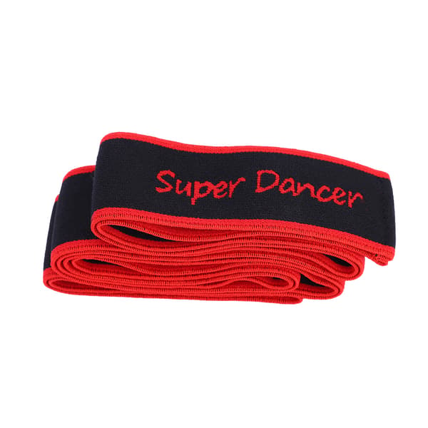 Yoga Resistance Band Latin Dance Elastic Stretch Belt Fitness Training Pull Strap (Red)