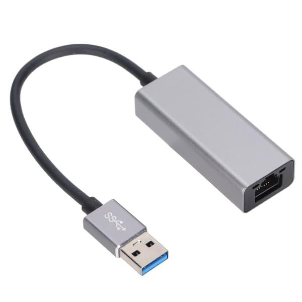 USB 3.0 Ethernet-adapter Aluminium Kablet Gigabit Ethernet Nettverksadapter Kompatibel med Switch Notebook PC