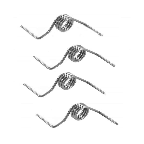 4 stk. fransk dørkøleskabsfjeder til Samsung DA81-01345B RF267AFWP RF267HERS RF268ABBP RF268ABPN RF268ABRS [DB] Sølv Silver