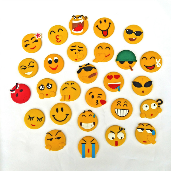 Early Learning Whiteboard Magnets Cute Personalized Cartoon Expressions Smiley Face Fridge Stickers