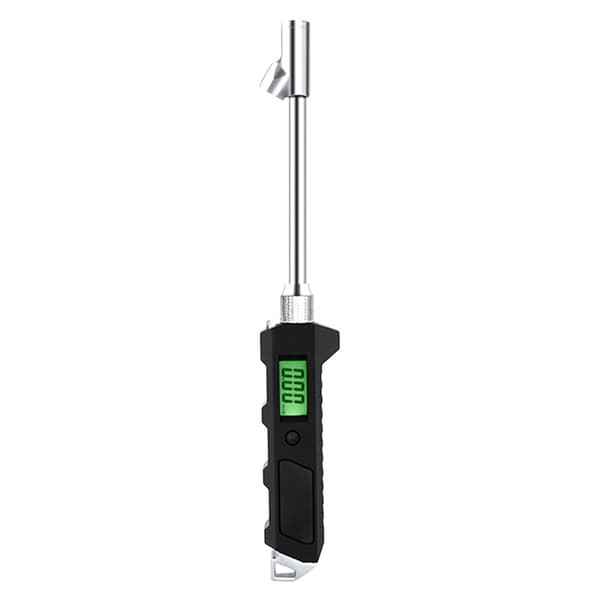 #Digital Dæktryksmåler 230 PSI RV Kraftig Dobbelt Hoved Rustfrit Stål#