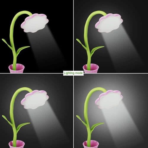 Børns skrivebordslampe, USB-genopladelig bordlampe, sengelampe til