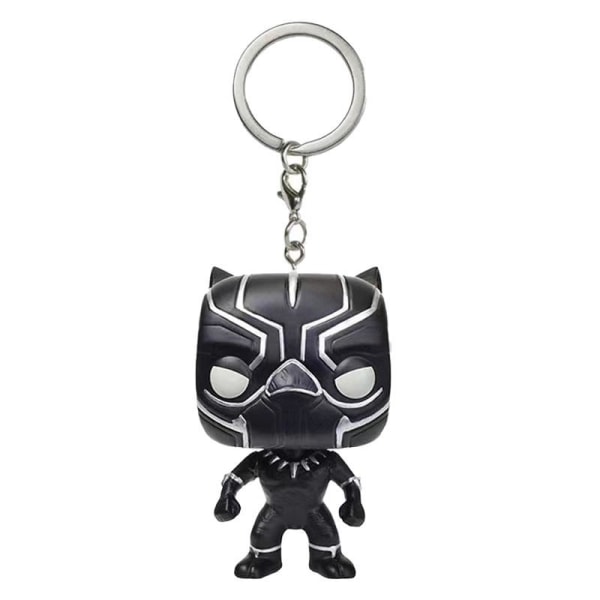 Leksakshänge Iron Man Spider-Man Black Panther Captain America POP Nyckelring