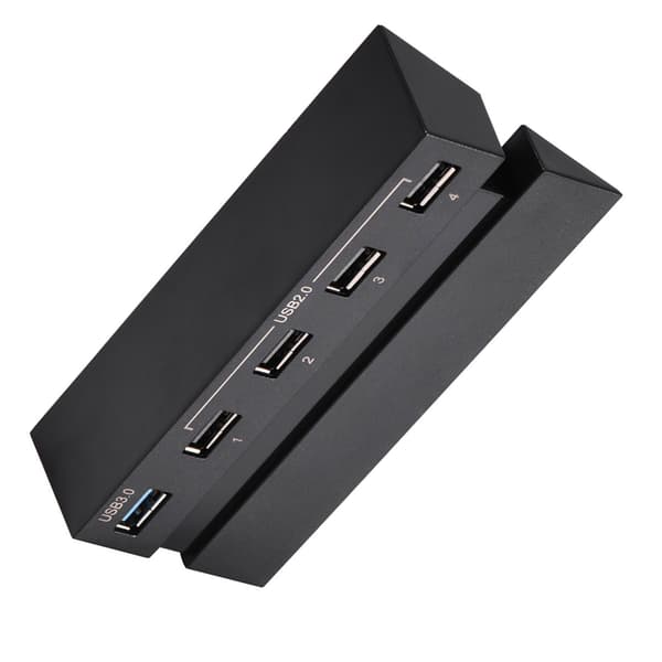 Højhastigheds 5-ports USB-hub 2.0 & 3.0 udvidelseshub-controlleradapter til PS4-spillekonsol