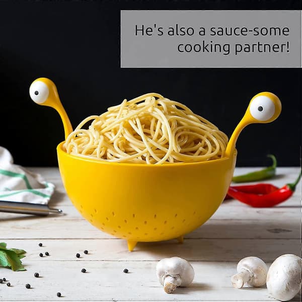 Kitchen Strainer for Draining Pasta, Vegetables, Fruit - Colander Dimensions BPA-Free Food Strainer for the Kitchen - Dishwasher Safe