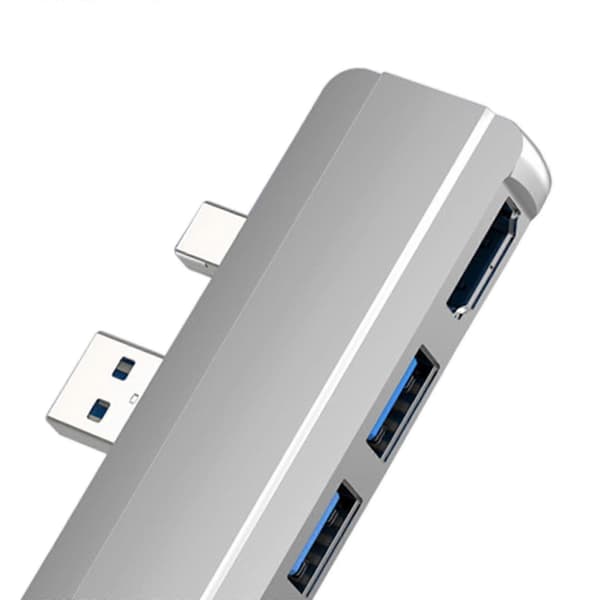 USB Hub 3.0 Dockingstation Splitter Til Surface Pro 4 5 6 Hot Swappin