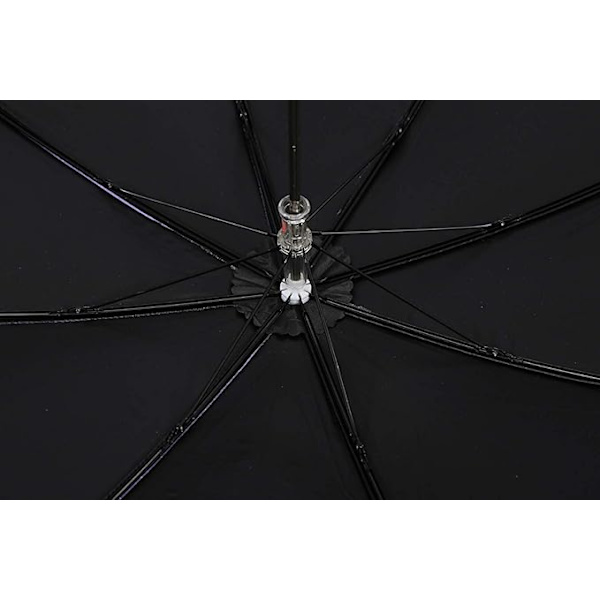 Hopfällbart UV-paraply Snö/Regn/Sol-paraply Broderat Bröllopsparaply