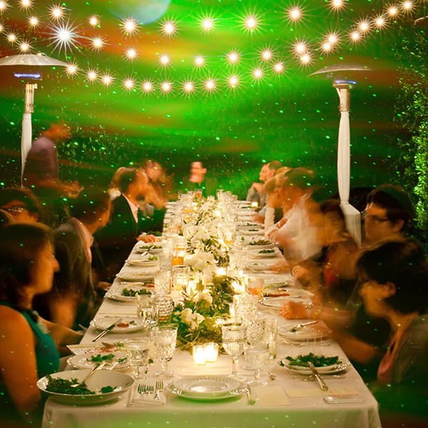 USB Nordlysprojektor Multi Lyseffekter Projektionslampe til Jul