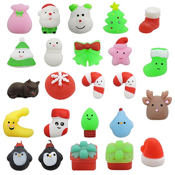 Julkalender Nedräkning Blind Box Överraskning Rivning Och Dekomprimering Leksaksuppsättning