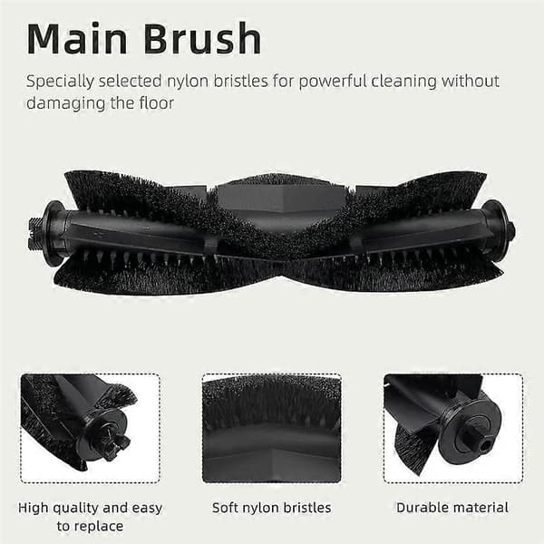 Replacement Compatible for Honiture G20, G20 Pro Robot Vacuum Cleaner, Main Brush, Side Brushes db As Shown As Shown