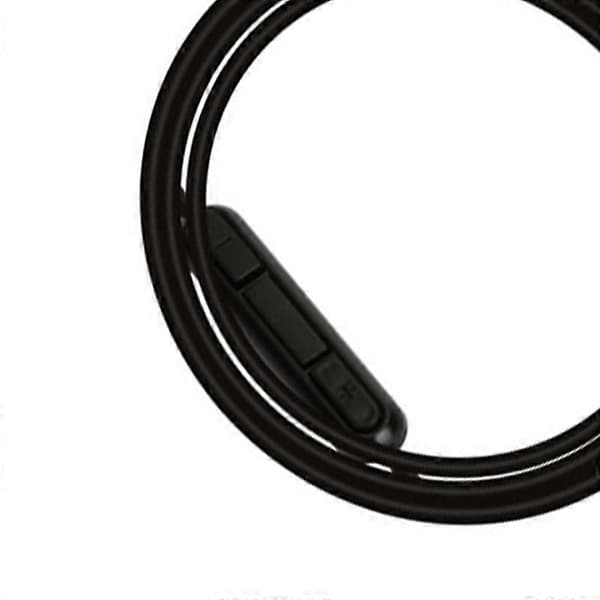 Med mikrofon til Bose QuietComfort QC 3 hovedtelefoner, erstatningslydkabel, sort