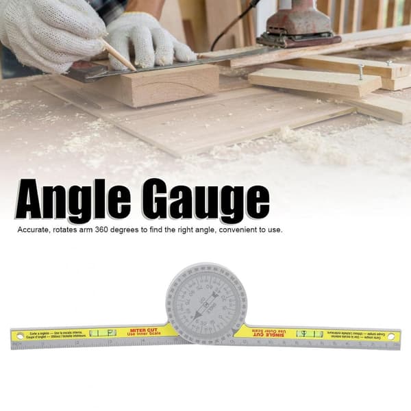 360° Angle Finder for Woodworking - High Precision Angle Gauge for Carpenters and Plumbers