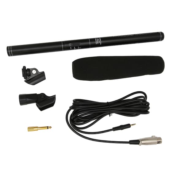 Wired Interview Microphone in Aluminum Alloy, Professional Noise Reduction, Handheld Reporting Microphone