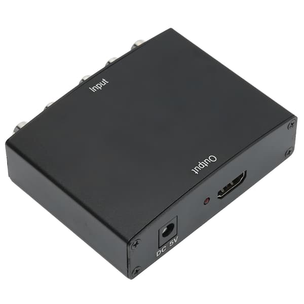 YPBPR til High Definition Multimedia Interface-konverter Video Audio 1080P computertilbehør 100-240VEU-stik