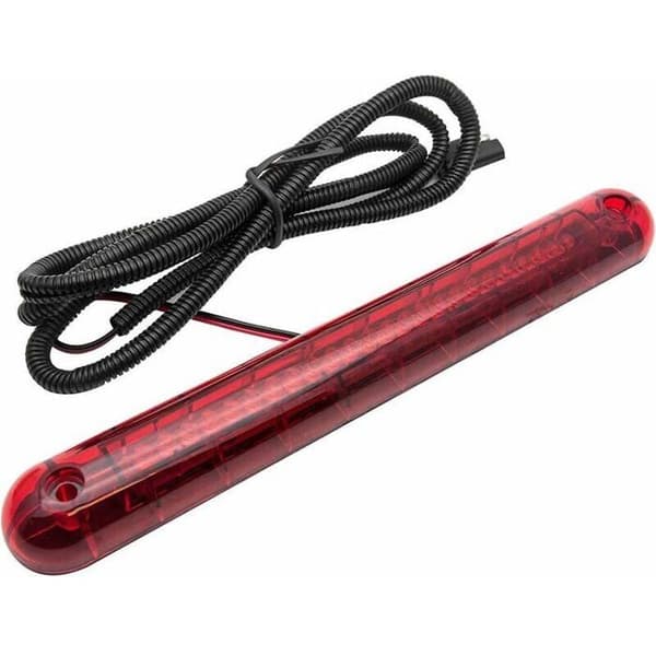24 LED 12V bromsljus, högt monterat, rött