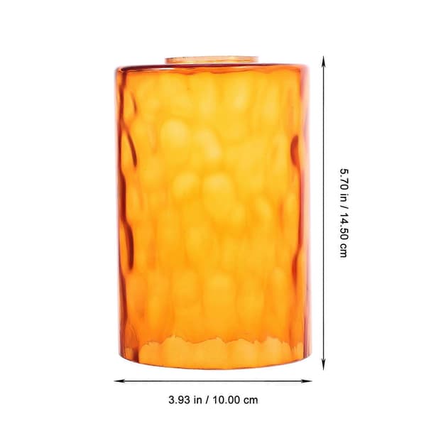 Small Lampshade Textured Glass Decorative Lampshade Light Fixture Protective Shade