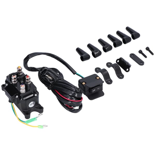 12V 250A Spil Solenoid Relæ Kontaktorbryder Monteringsbeslagssæt til ATV UTV
