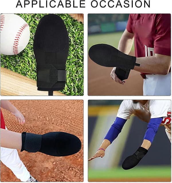 Glidhandske, baseboll-softballhandske med elastiskt kompressionsband, basebollglidhandske för höger och vänster hand Ref: 7550