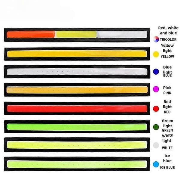 12V LED Bil Interiör Vit Strip Ljus Bar Lampa, Bil Van Husvagn Båt. (vit)(2st)