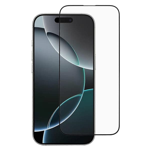 Näytönsuoja iPhone 17 Pro Max Silk Print Full Glue 9D karkaistu lasikalvo