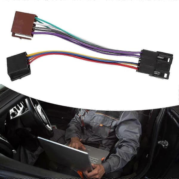 Universal bilstereo honadapterkabel med ABS-material för stabil biljudsystemanslutning Enkel installation