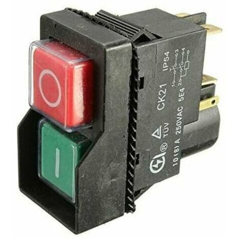 250V Electric Concrete Mixer - CK21B Electromagnetic Switch - IP54 Protection - Compatible with Electrical Appliances