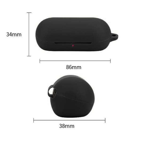 Protective Silicone Case for Sony WF-C700N Headphones Black