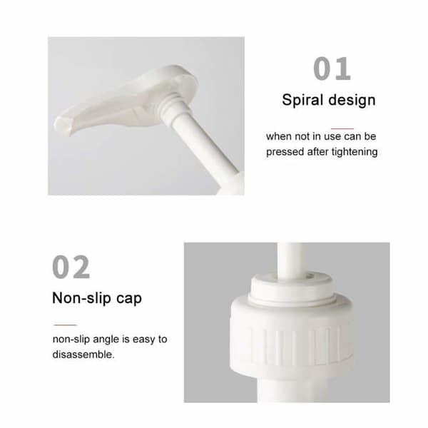 Såsdispenser - 1600 ml - Pumpflaska - Kläm sirap - Köksaccessoar