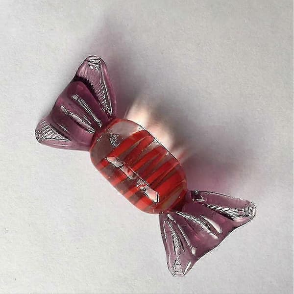 24 st färgglada presentbarn Murano stil glas godis sötsaker prydnadsfigurer Tw