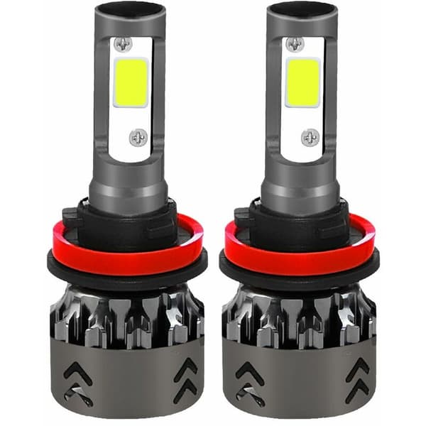 2018 H8/H9/H11 mini6-COB LED-billyktesett for bilkonvertering 6000K hvite lyssett