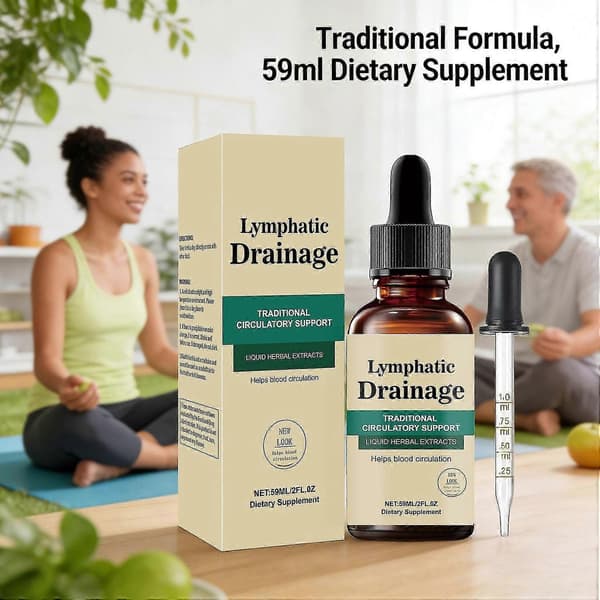 1/2/3x Lymfedrenasje 60ml for menn kvinner kroppspleie støtte 3stk 3pcs