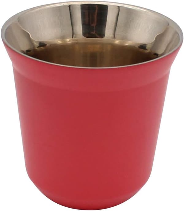 (Rosa) Kaffekopp Espresso Kopper Rustfritt Stål Dobbeltvegget Termo