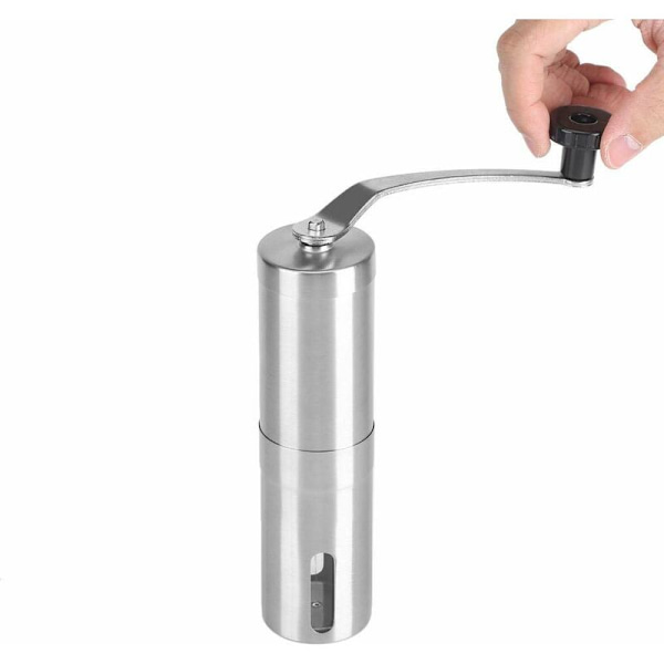 Manual Coffee Bean Grinder with Adjustable Coarseness Screw