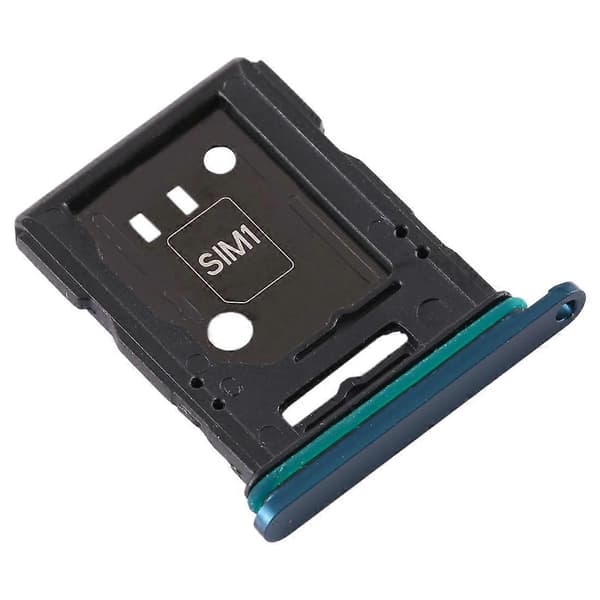 Til OPPO Reno 10x zoom SIM-kortbakke + SIM-kortbakke / Micro SD-kortbakke Blå Blue