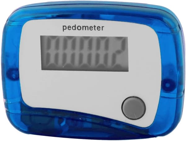 sourcingmap Sport 5-sifret LCD-skjerm Digital Skritteller Skritteller Blå