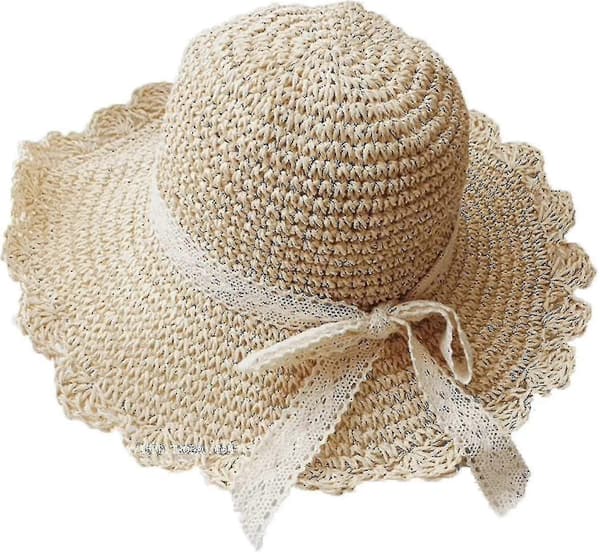 Summer Straw Hat Women's Foldable Fishing Hat Sun Hat Beach Hat