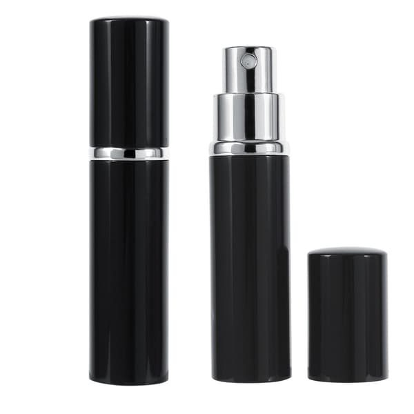 Genopfyldelig sprayflaske til parfume 2-pak sort 5 ml sort Black 5 ml