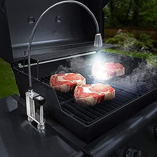 Magnetic Grill Light - Super Bright 12 LED Lights with Flexible Gooseneck -
