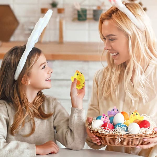 3st påsk Chick Wind Up leksaker, mekaniska Chick leksaker, påsk